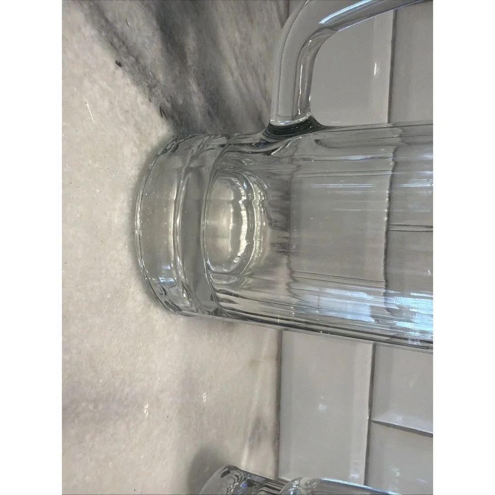 Vtg‎ Set Of 4 Libbey 5260 22oz Clear Glass Beer Steins GW0061